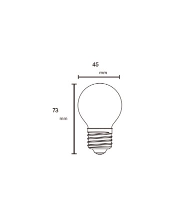 BOMBILLA LED * E27 OPAL ESFERICA – 6.5W - 3000K - 790 Lm - 360º